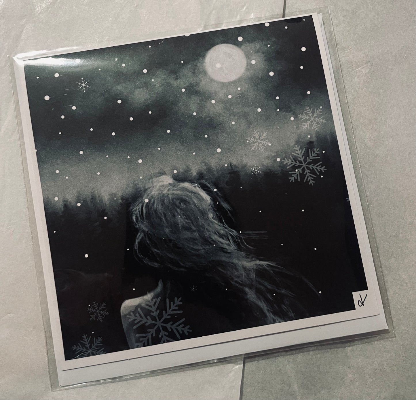 Christmas Cards - Mermaid Art by Dawn Victoria