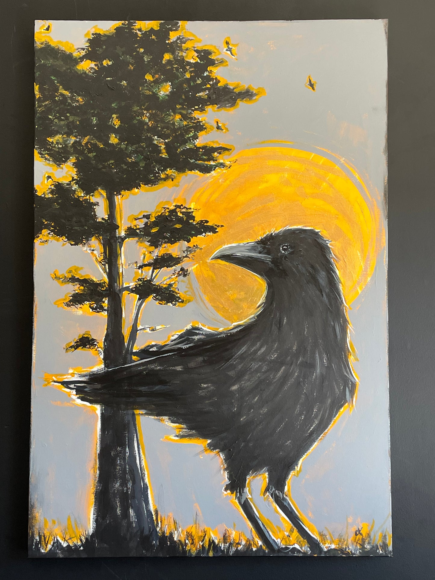 Original Artwork "Sovereign" Acrylic Painting on 24 x 36 inch canvas