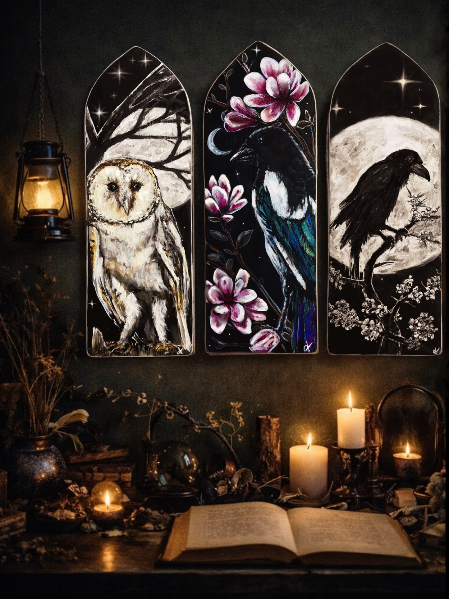 The Magpie – Moonlit Messenger | Limited Edition Fine Art Prints