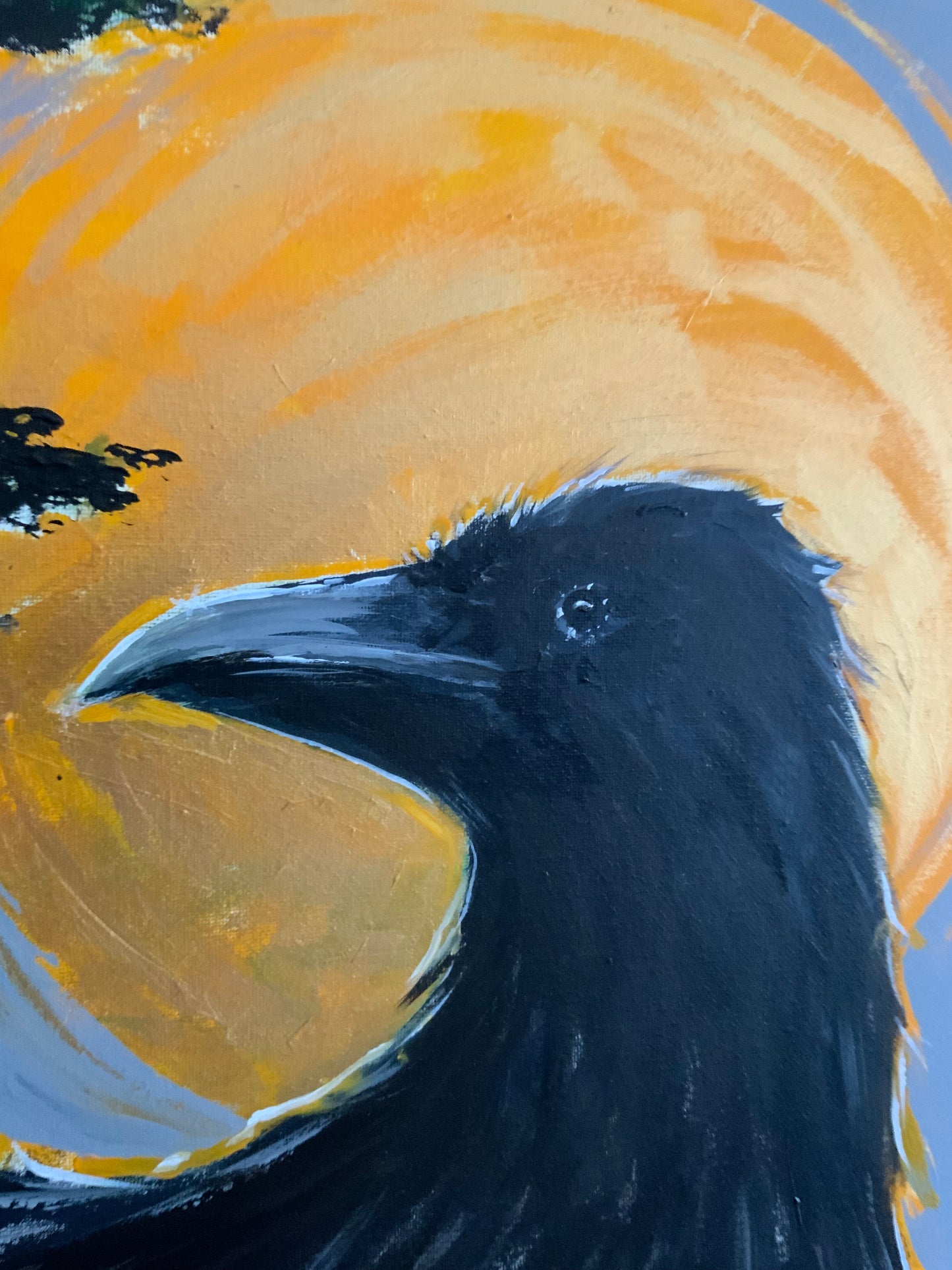 Original Artwork "Sovereign" Acrylic Painting on 24 x 36 inch canvas