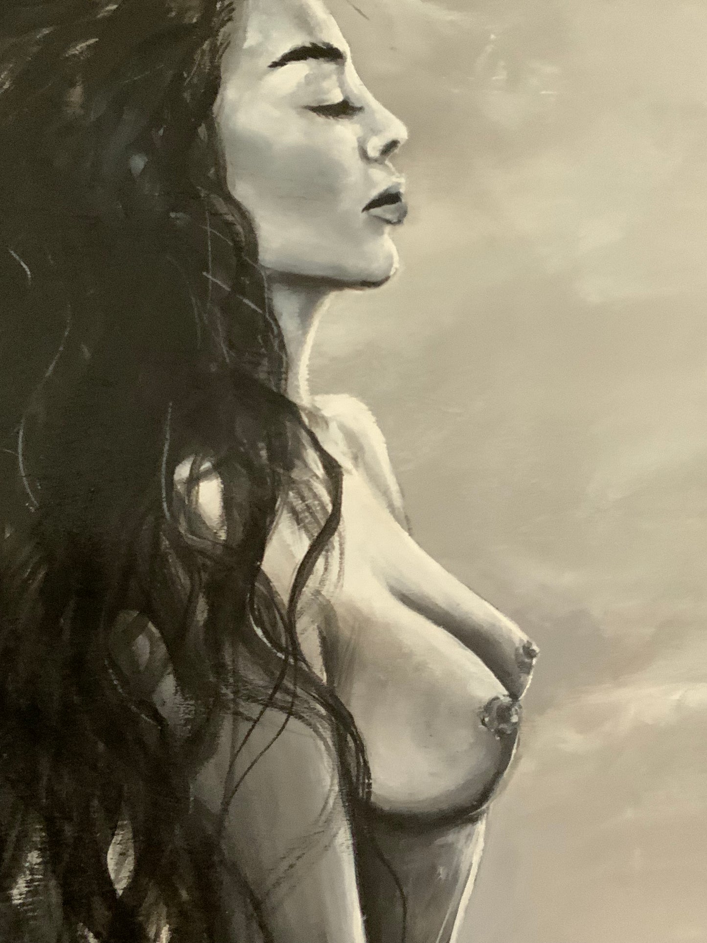 Original Artwork "Destiny" Painting on 100 x 100 cm canvas