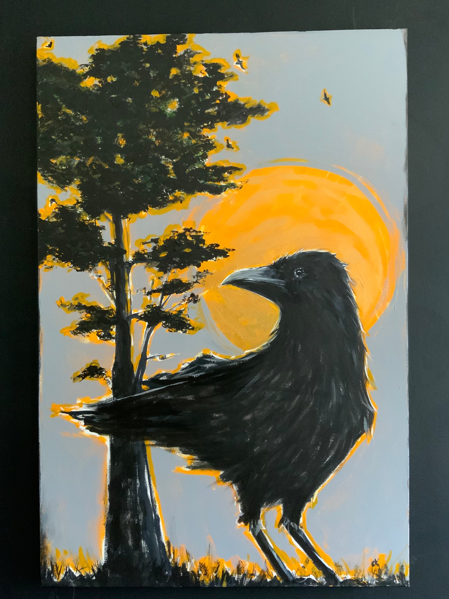 Original Artwork "Sovereign" Acrylic Painting on 24 x 36 inch canvas
