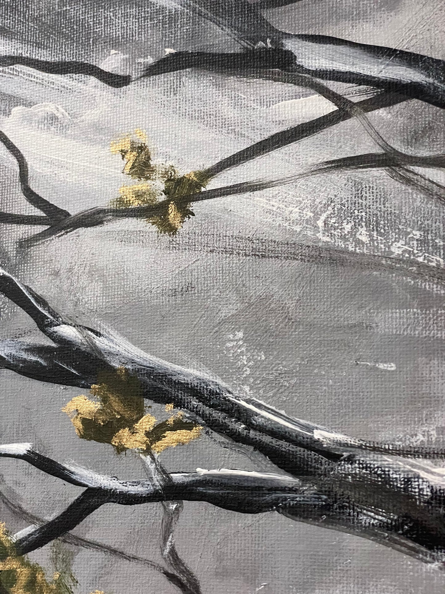 Original Artwork "Persephone" Acrylic Painting on 24 x 36 in canvas