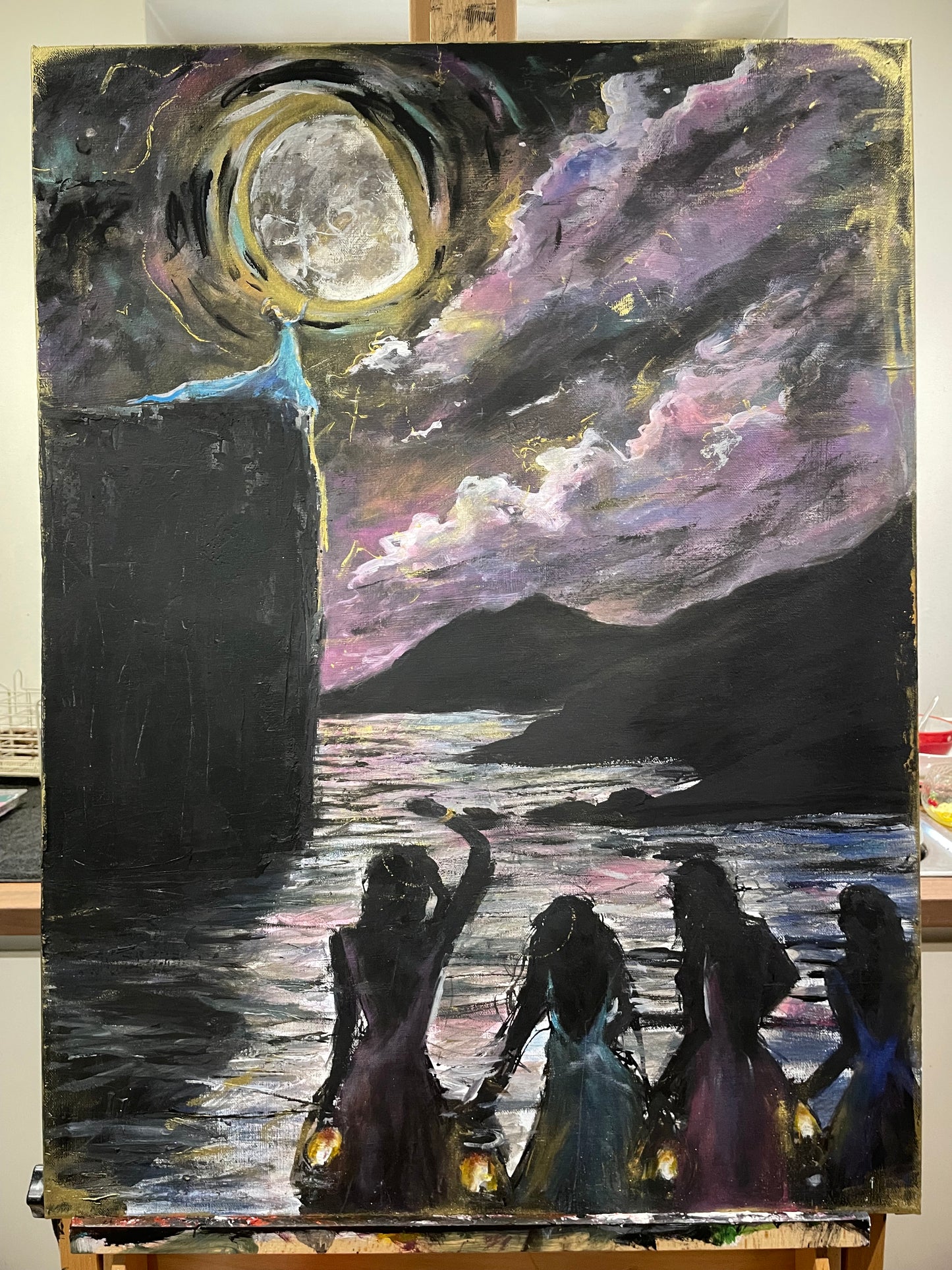 Fine Art Prints, "Never Missing A Piece" Moon Priestess Art Prints