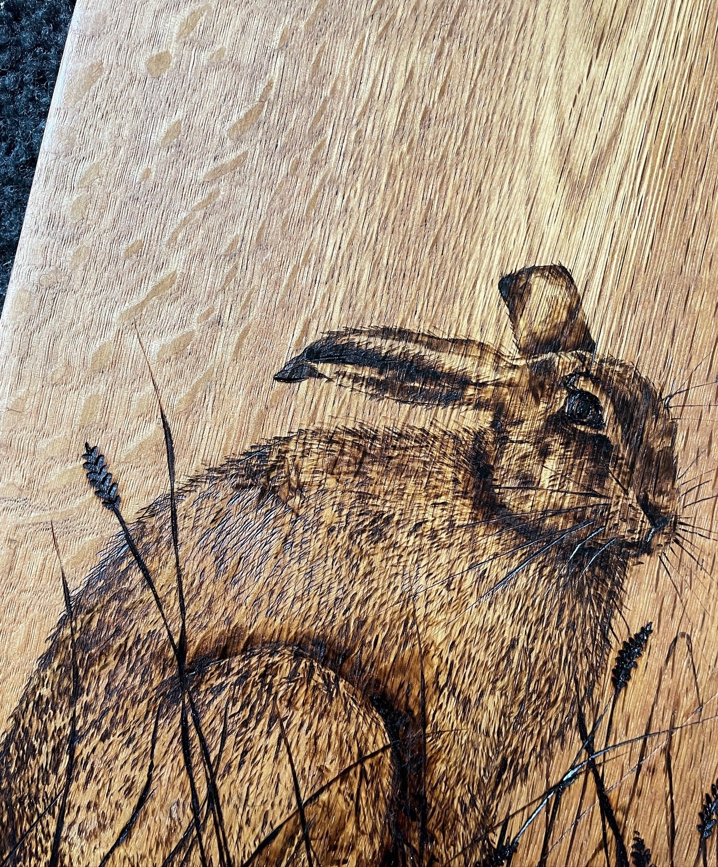 Hare Oak serving board