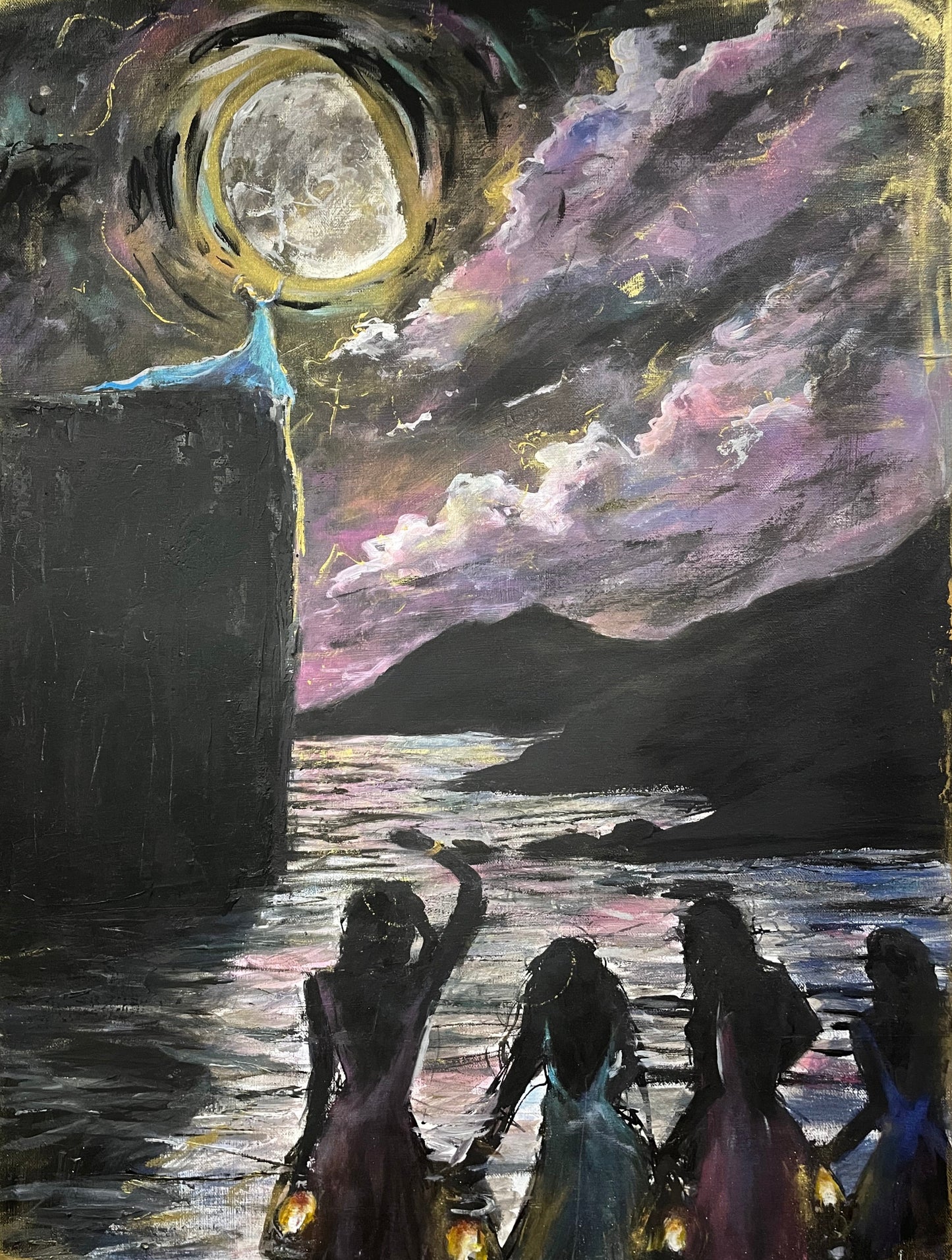 Original Artwork "Never Missing A Piece" Acrylic Painting on 60 x 80 cm canvas