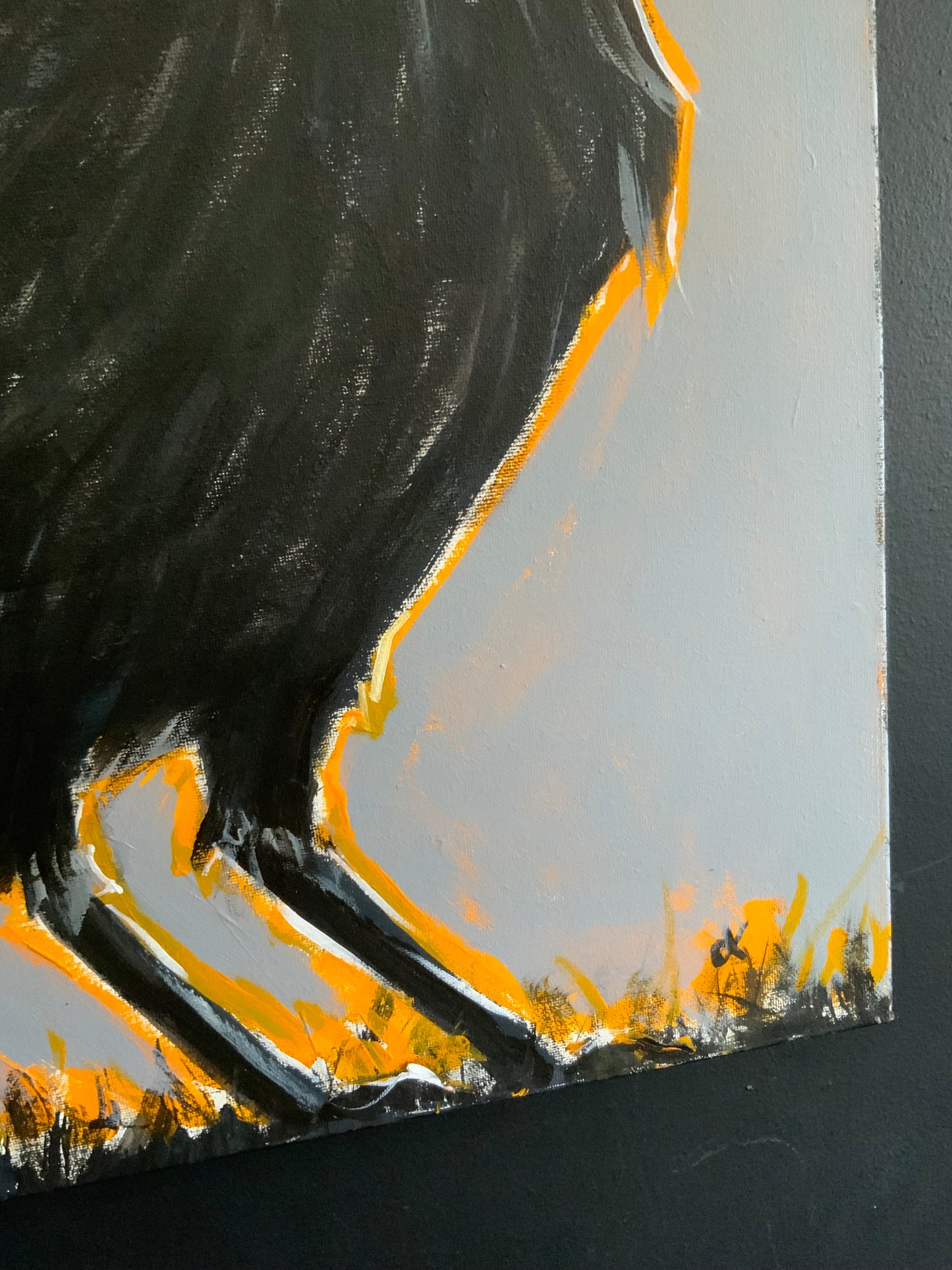 Original Artwork "Sovereign" Acrylic Painting on 24 x 36 inch canvas