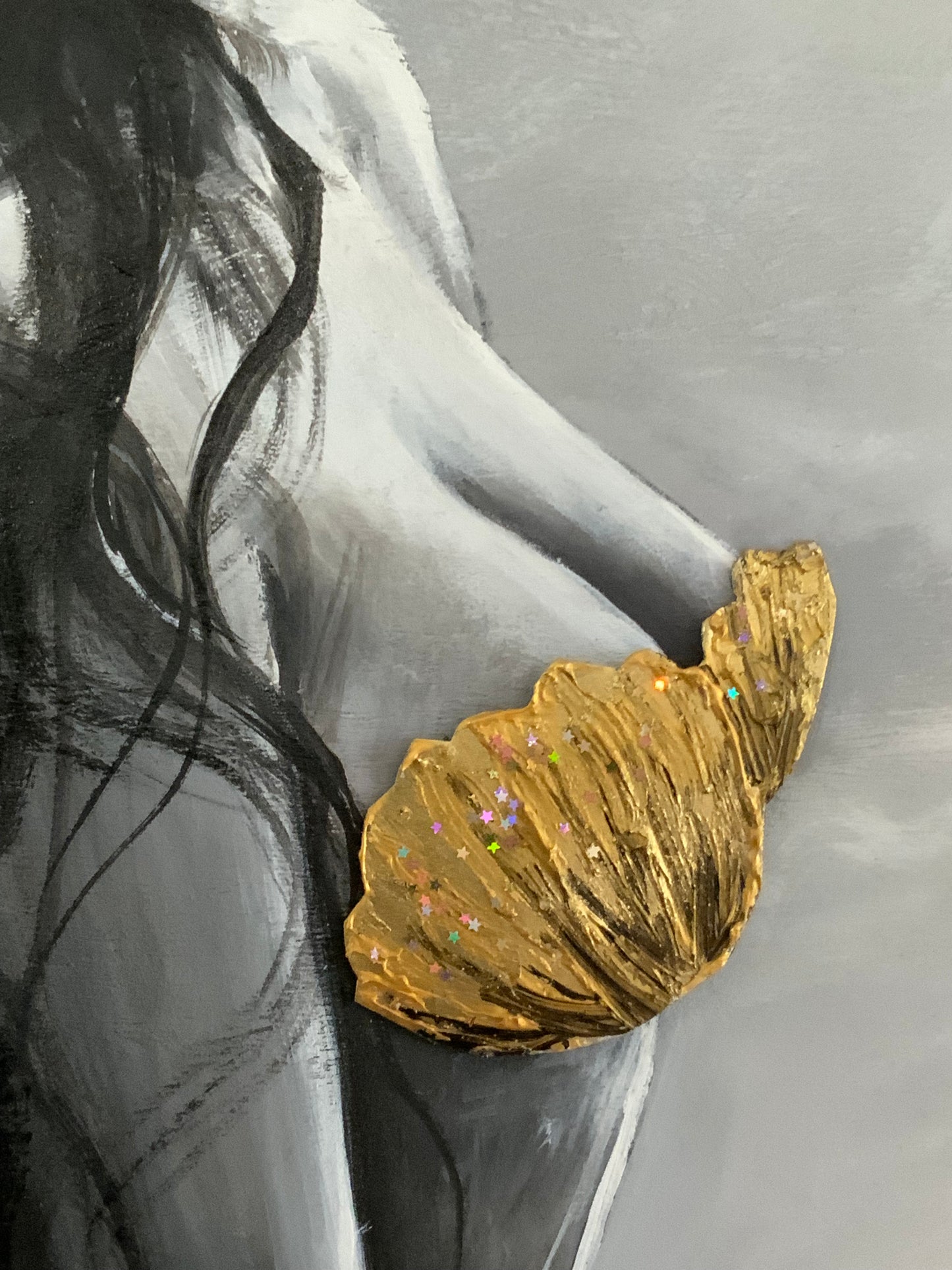 Original Artwork "Destiny" Painting on 100 x 100 cm canvas