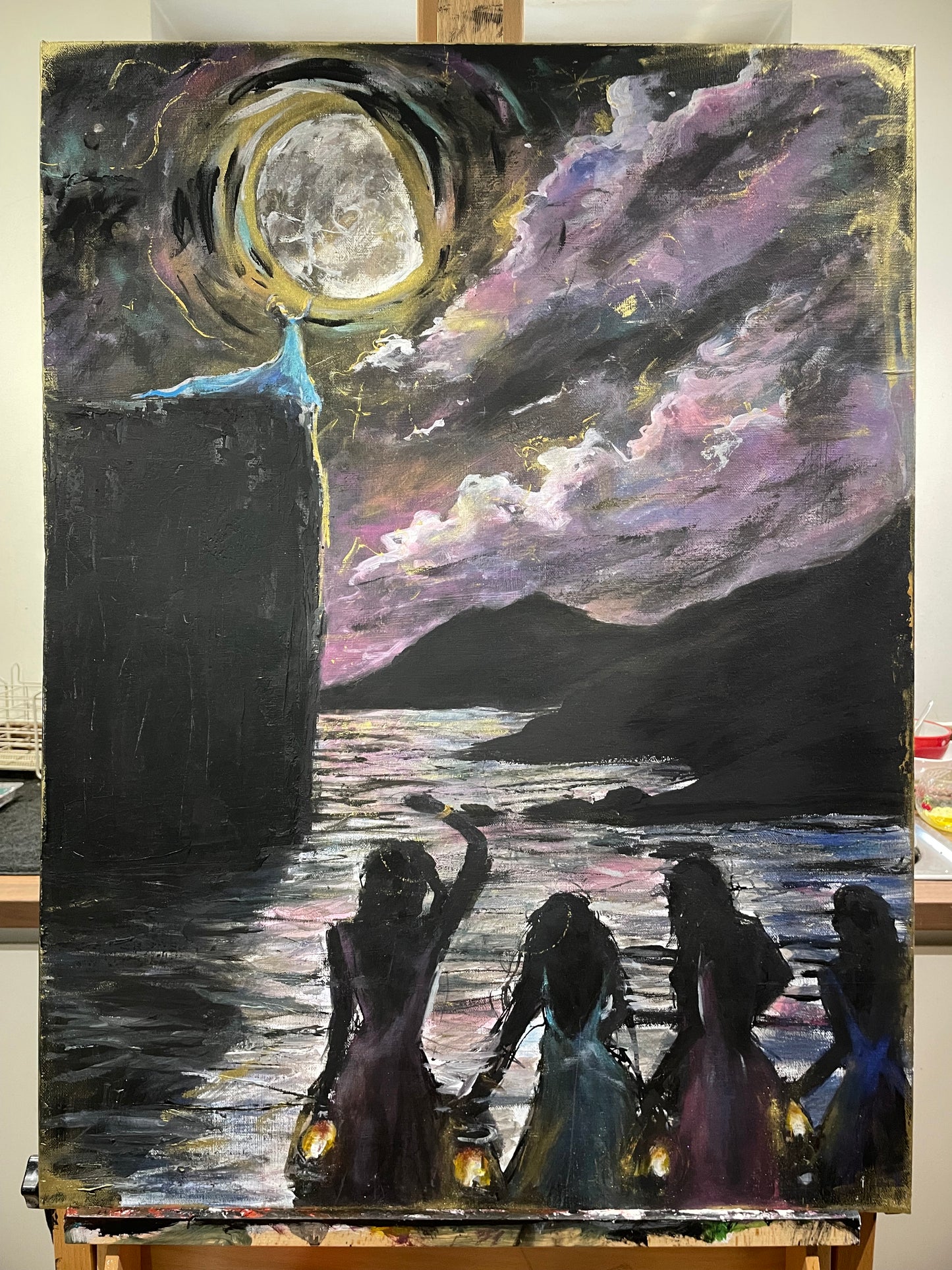 Original Artwork "Never Missing A Piece" Acrylic Painting on 60 x 80 cm canvas