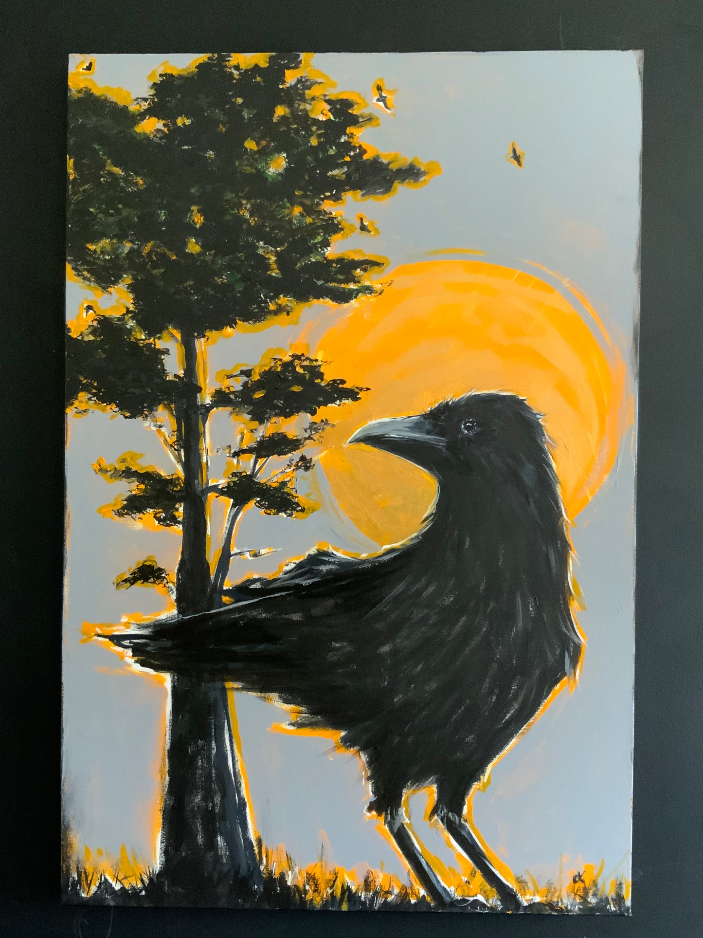 Original Artwork "Sovereign" Acrylic Painting on 24 x 36 inch canvas