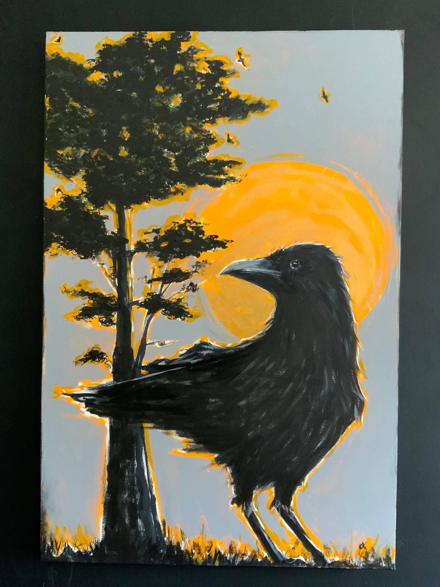 Original Artwork "Sovereign" Acrylic Painting on 24 x 36 inch canvas