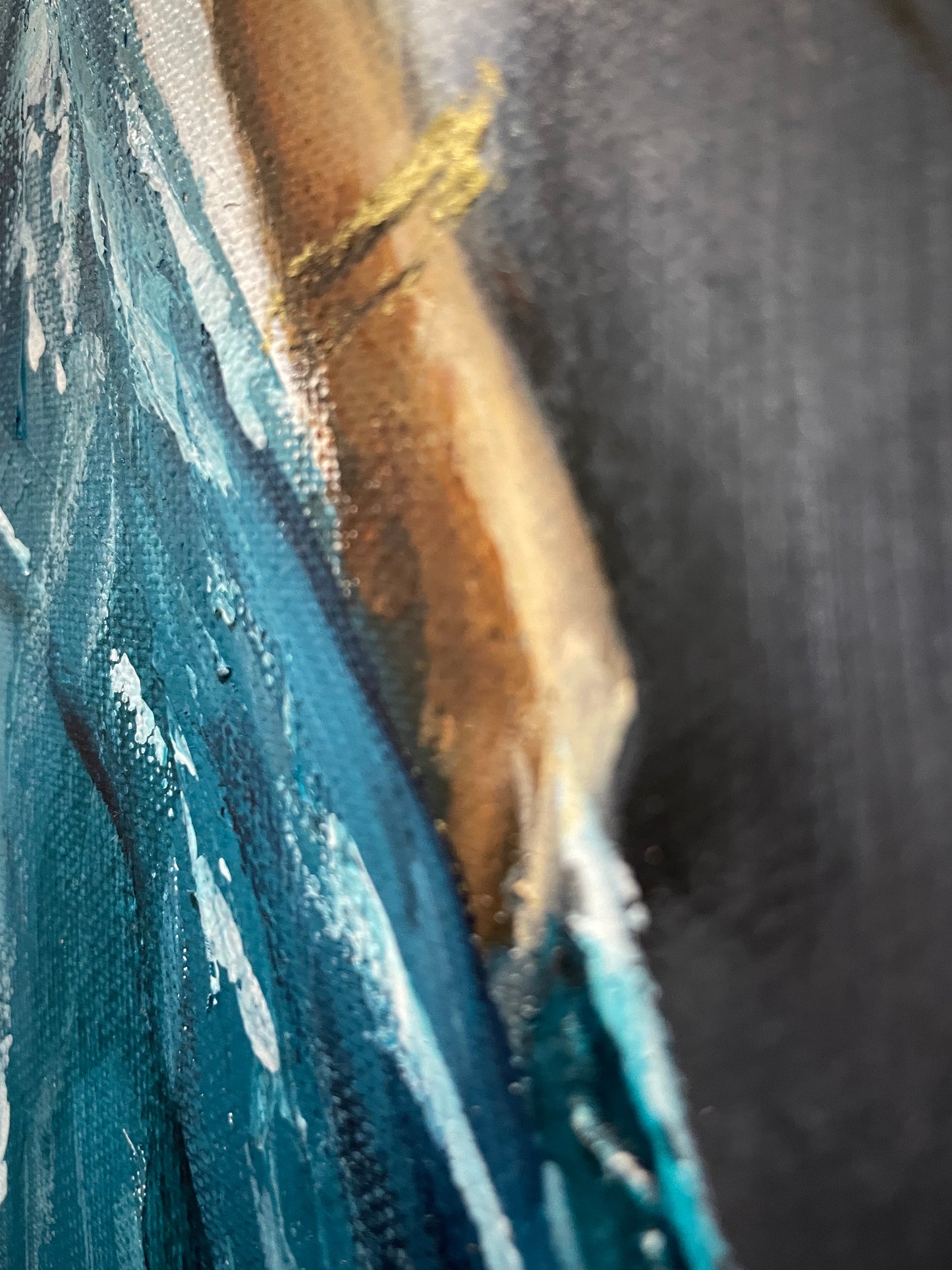 Original Artwork "Beautiful Loneliness" Acrylic Painting on 24 x 36 in canvas
