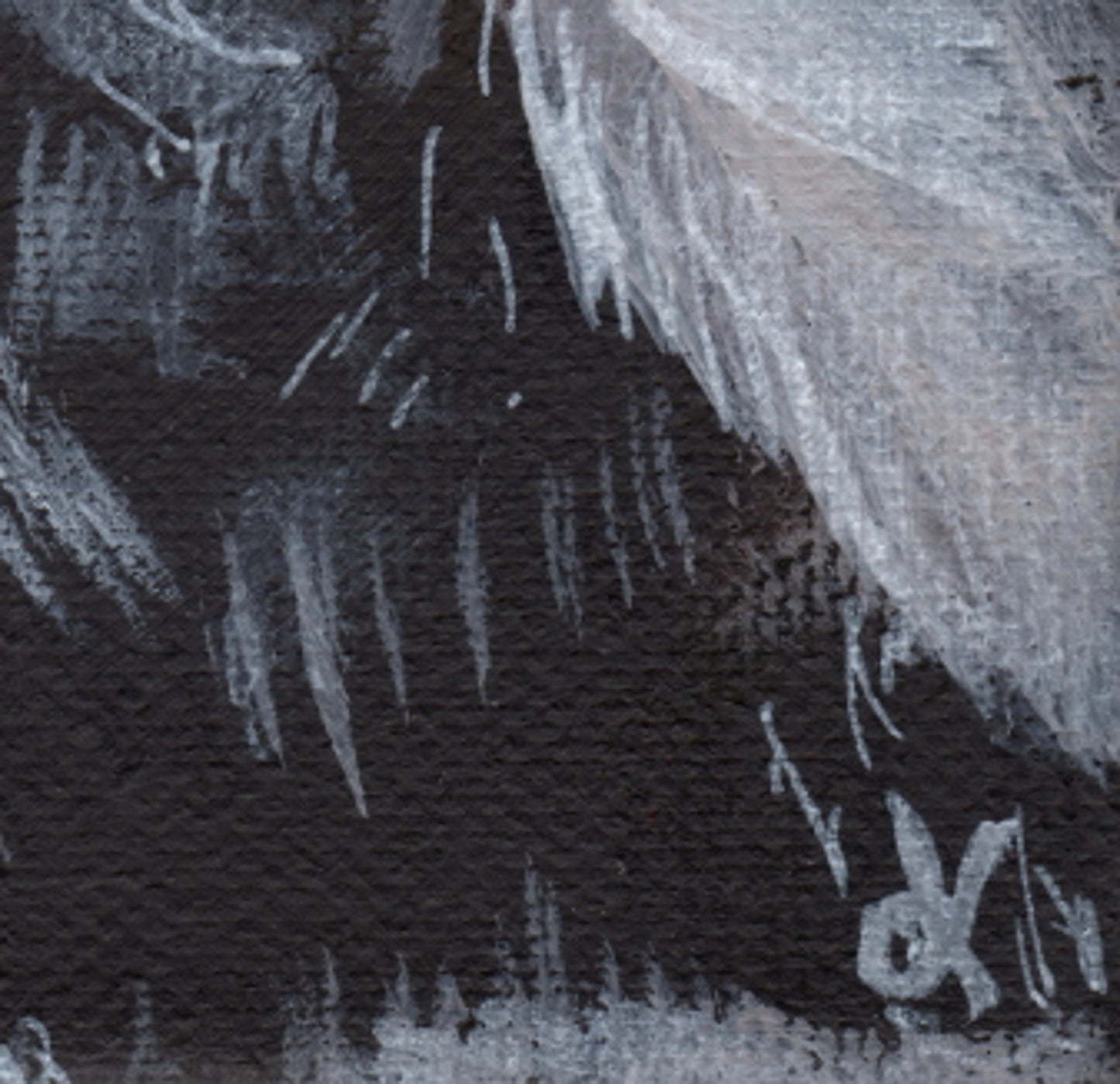 Original Artwork "Owlbert" Acrylic on 30 x 30 cm canvas
