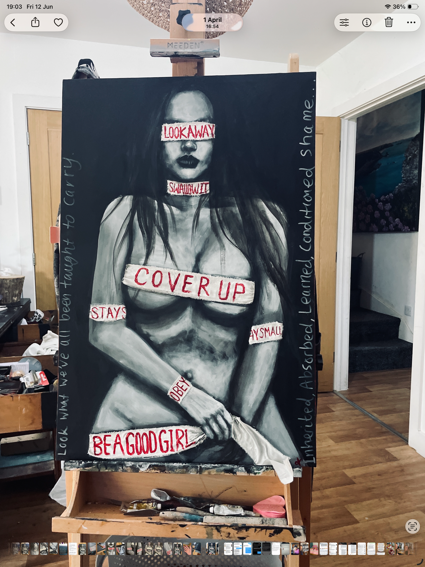 Fine Art Prints, "Swallow It" (feat @ “In their shoes” exhibition)