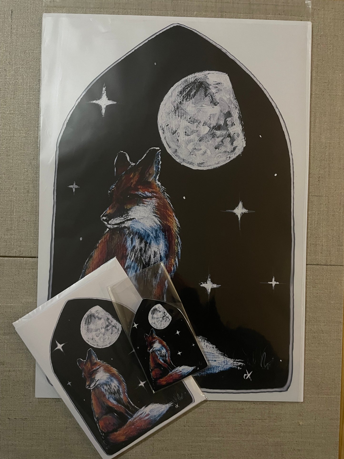 The Fox – Moonlit Messenger | Limited Edition Fine Art Prints