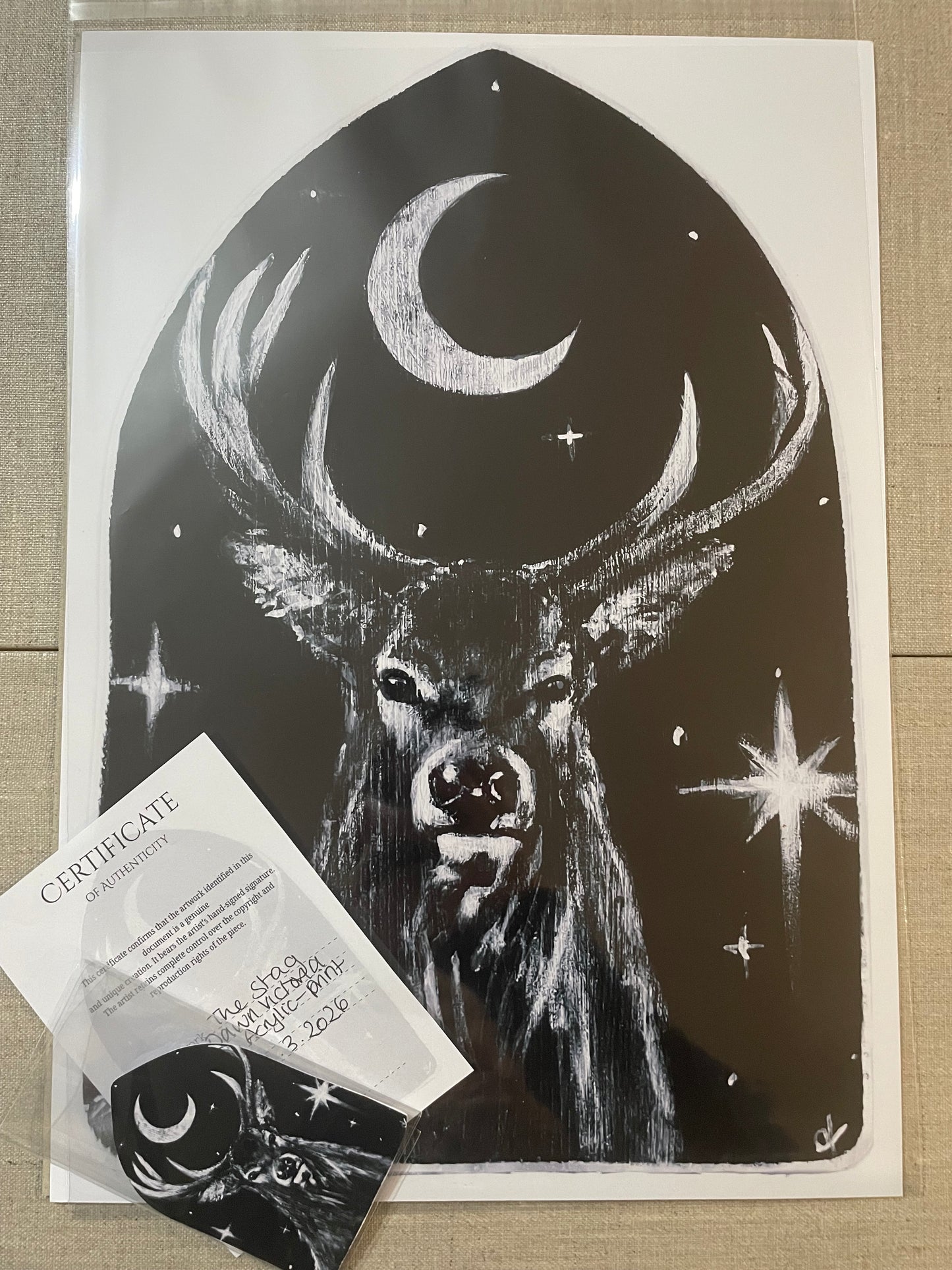 The Stag – Moonlit Messenger | Limited Edition Fine Art Prints
