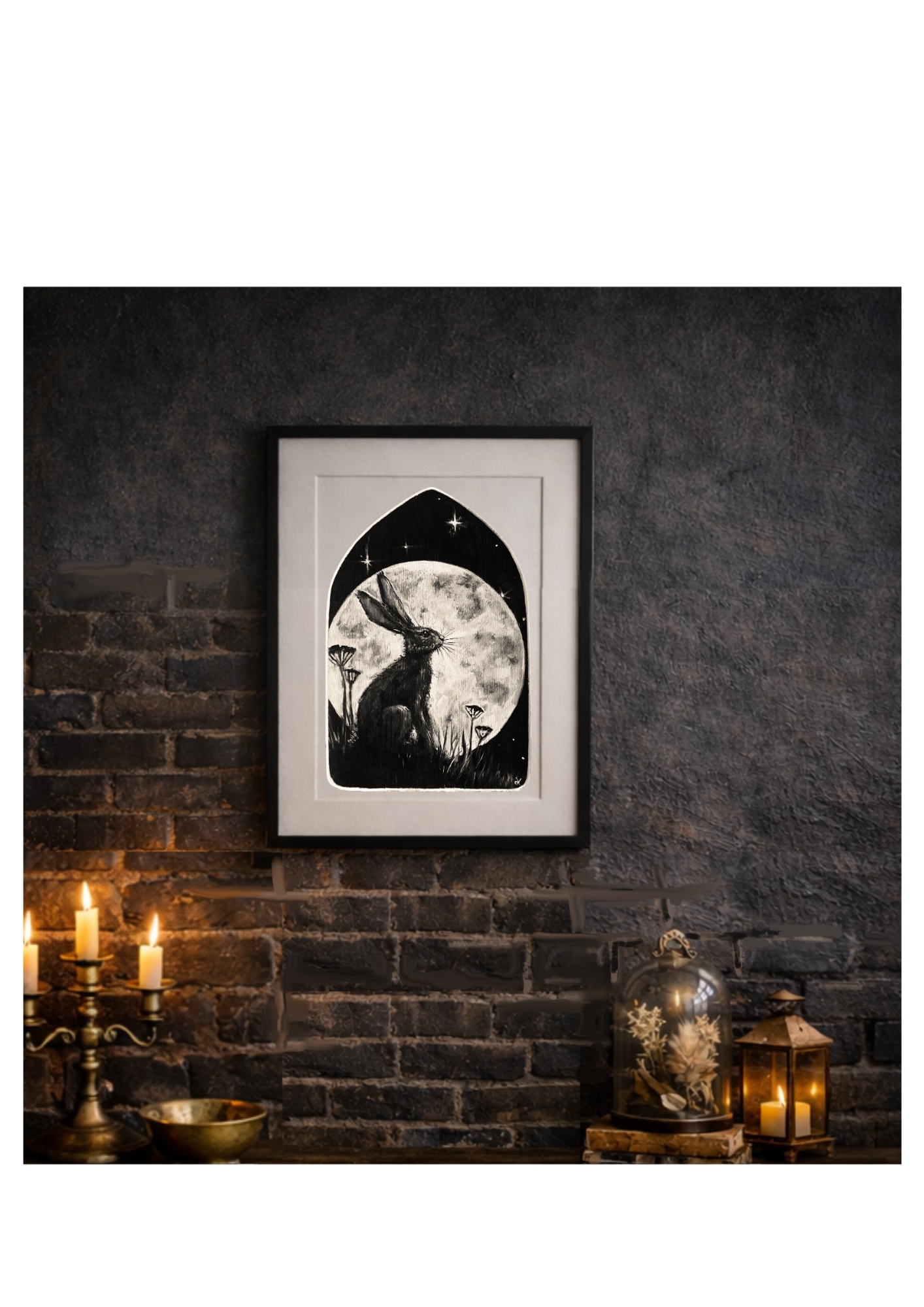 The Hare – Moonlit Messenger | Limited Edition Fine Art Prints