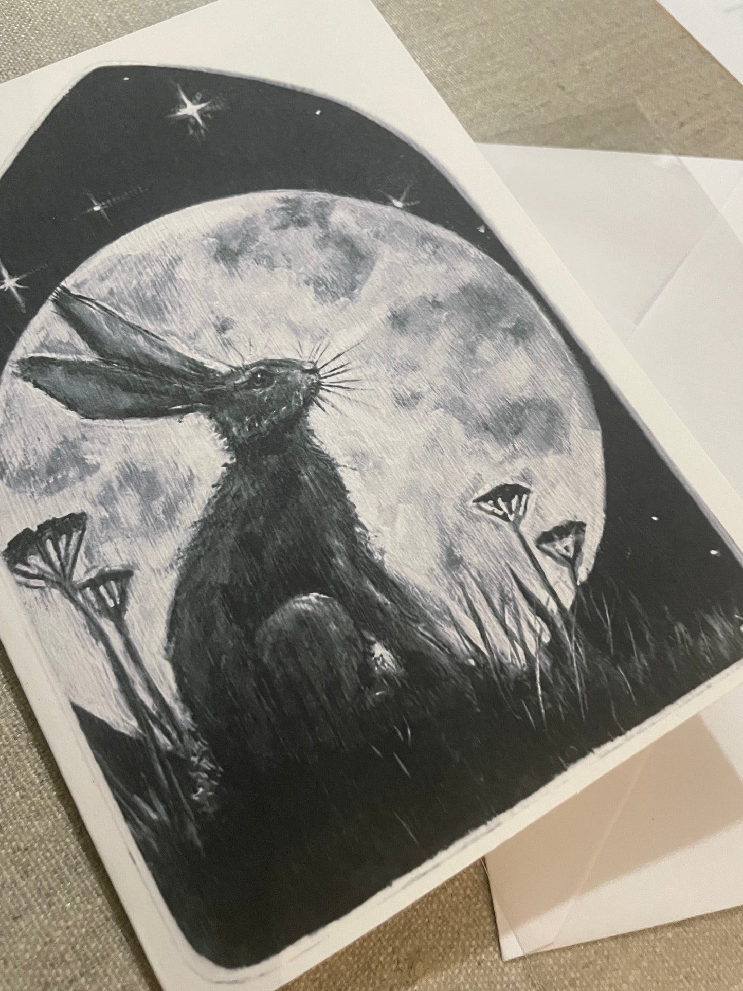 The Hare – Moonlit Messenger | Limited Edition Fine Art Prints