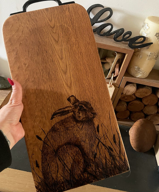 Hare Oak serving board