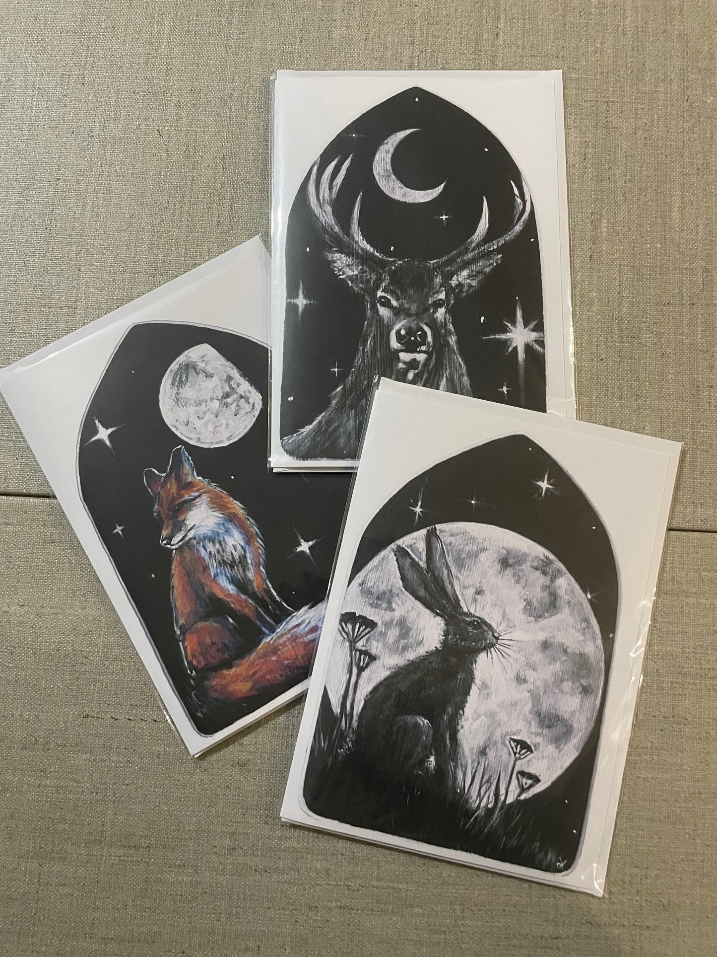 The Stag – Moonlit Messenger | Limited Edition Fine Art Prints