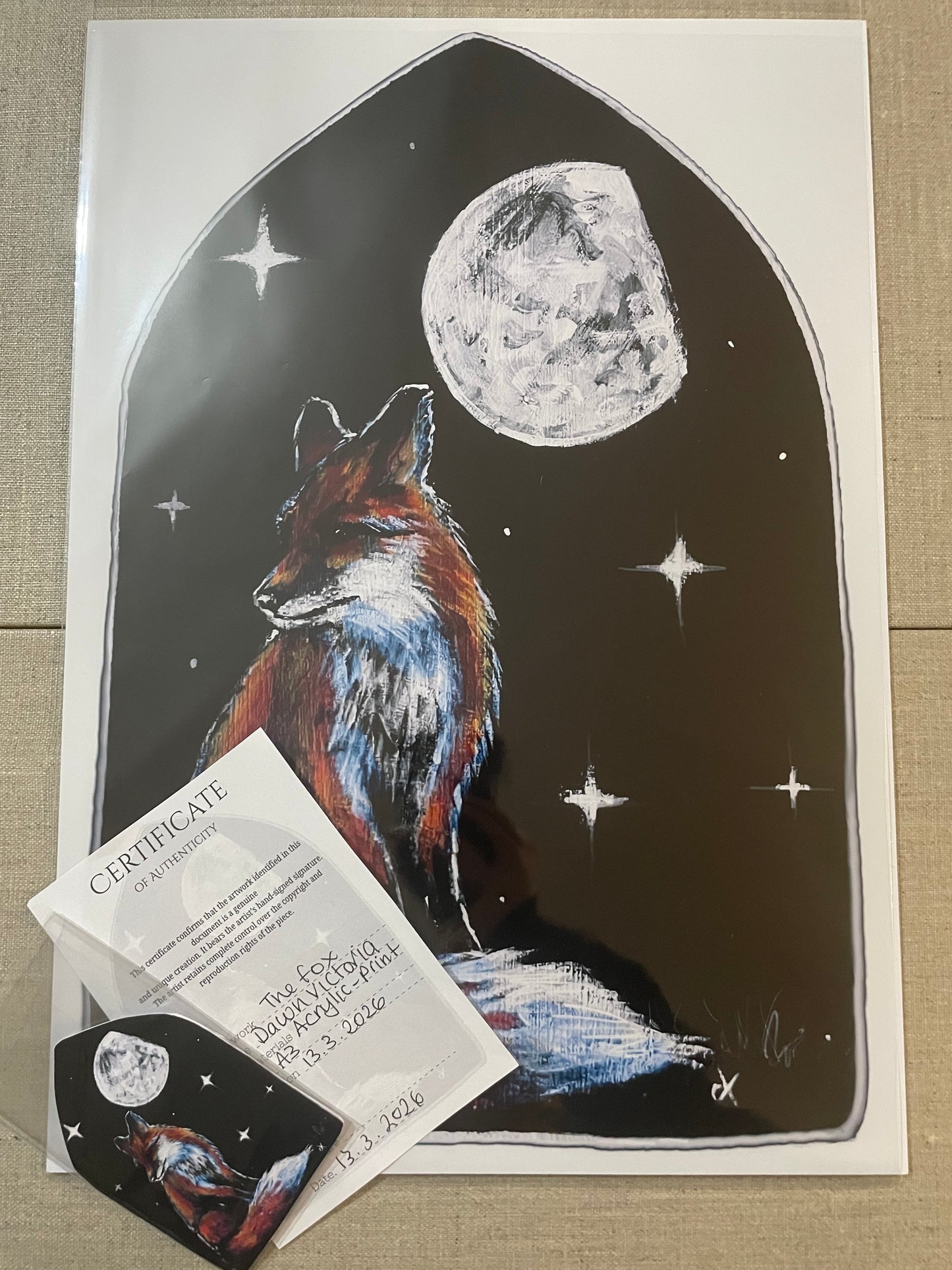 The Fox – Moonlit Messenger | Limited Edition Fine Art Prints