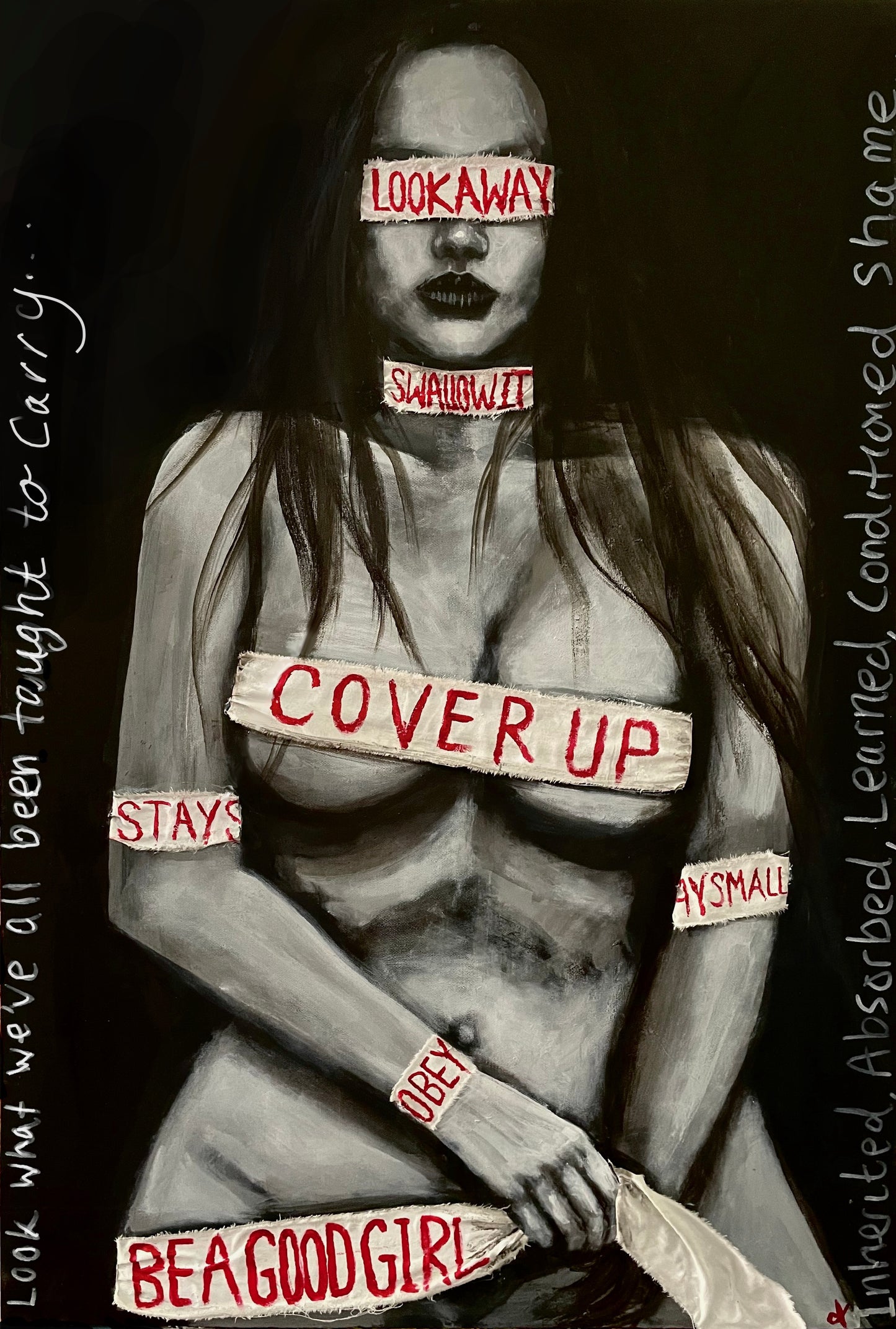 Fine Art Prints, "Swallow It" (feat @ “In their shoes” exhibition)