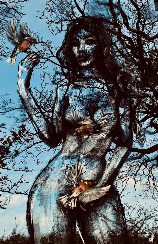 Fine Art Prints, "Ostara" Goddess Art Prints