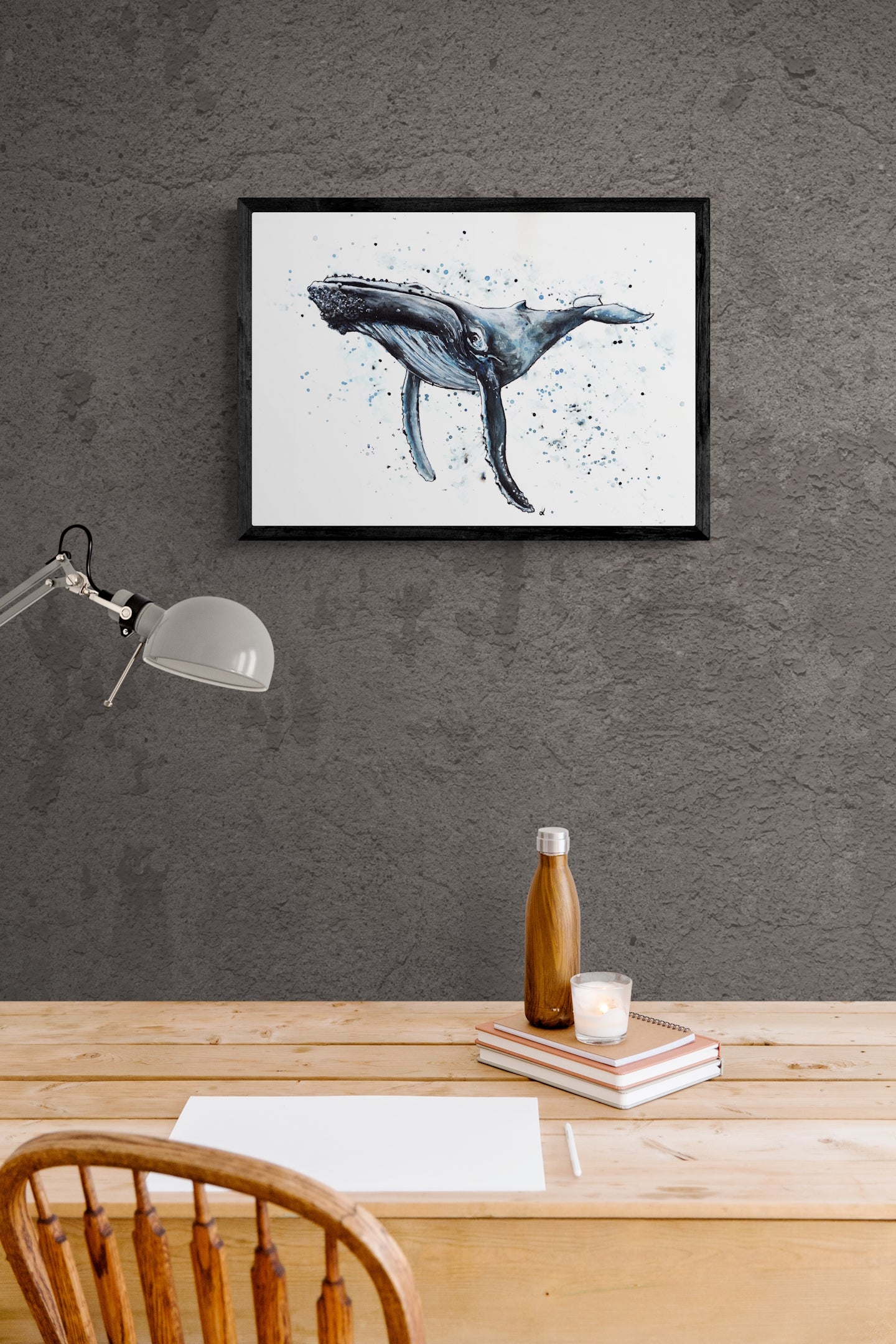 Fine Art Prints - "Wisdom of the Whale" Humpback Whale Art Prints - Nautical Art, Sea life Decorative Wall Art